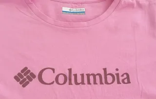 Camiseta Columbia Rosa chicle 