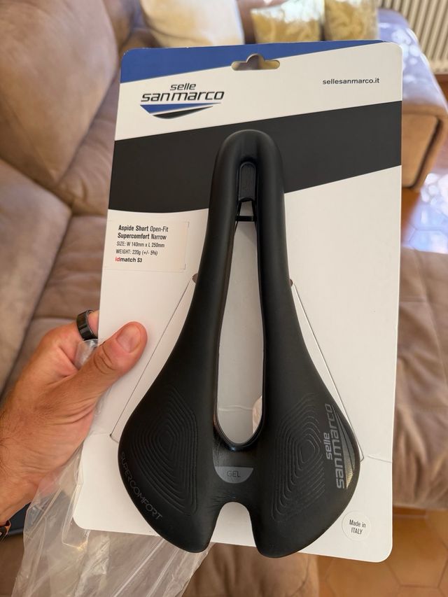 Sillín Selle San Marco Supercomfort Gel 140