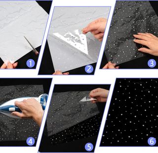 ✨ - 8 hojas de diamantes de imitación termoadhesiv