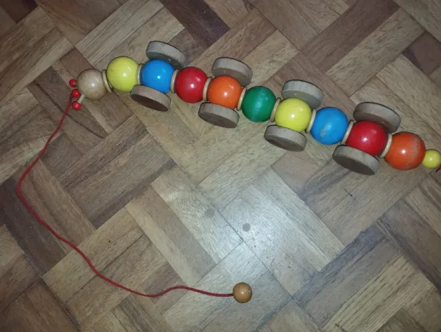 Oruga de madera para niños