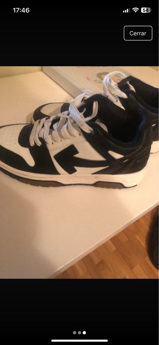 Zapatillas Off-White Negras y Blancas