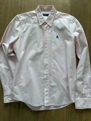 Camisa Scalpers Rayas Rosas y blancas Talla M 38