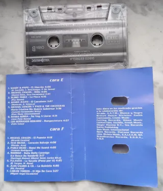 2 Musicassette Disco Estrella MC 3   MC 4