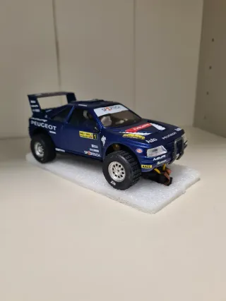 Scalextric Peugeot Rally Azul