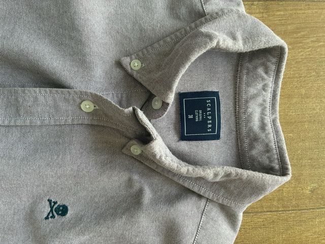 Camisa Scalpers Talla M 38 color morado