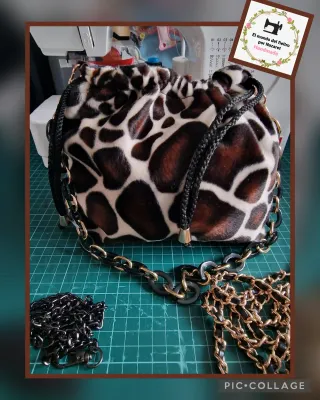 Bolso bombonera hecho a mano