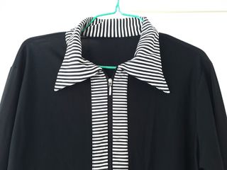 Mujer Chaqueta cremalleraCuello Jersey dePunto M-L