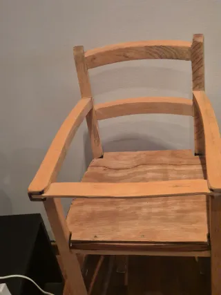 Seggiolone vintage in legno