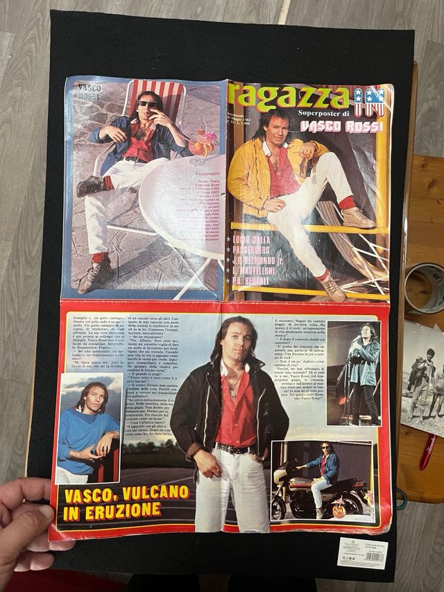 Vasco Rossi Magazine Poster