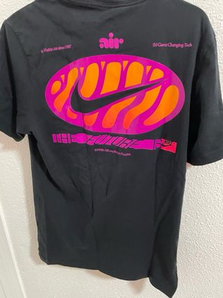Camiseta Nike Air Hombre Talla S Negra