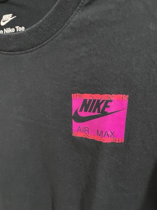 Camiseta Nike Air Hombre Talla S Negra