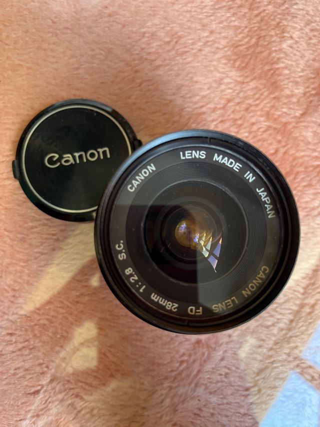 Objetivo Canon FD28 mm f/2.8SC