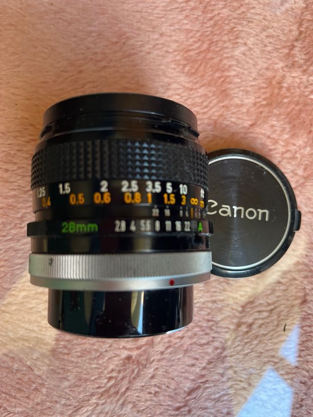 Objetivo Canon FD28 mm f/2.8SC