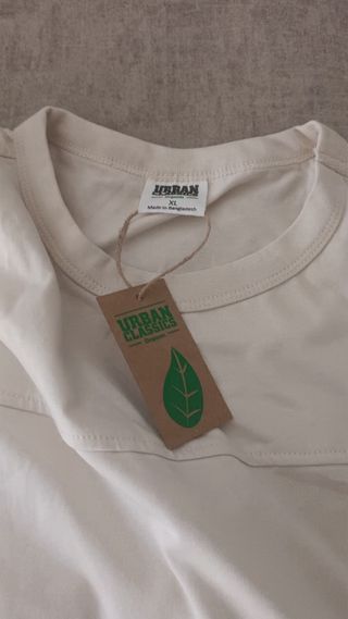 Camiseta manga larga beige