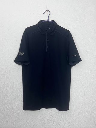 Polo Nike Golf hombre talla L negro bordado