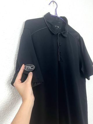 Polo Nike Golf hombre talla L negro bordado