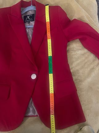 Blazer Rojo Alba Conde 36/38