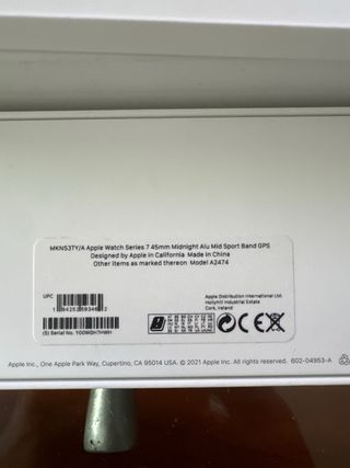 Apple Watch Series 7 GPS Negro 45 mm