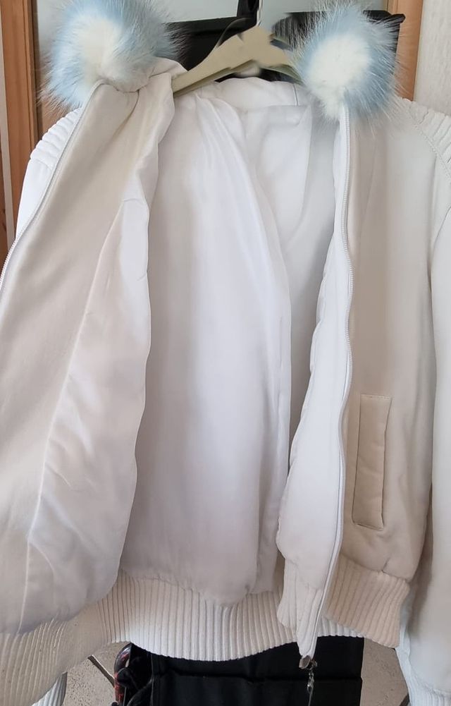 Giubbotto donna bianco