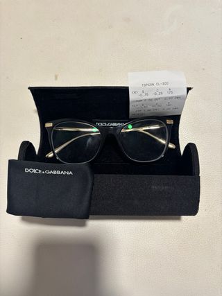 Gafas Dolce & Gabbana Negras y Doradas