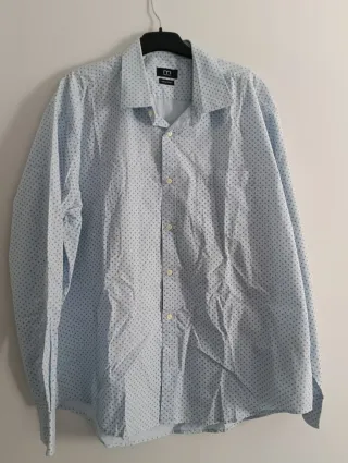 Camisa Milano Hombre Azul Talla L