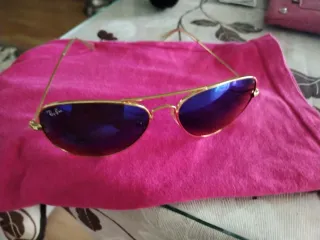 Gafas de sol Ray-Ban Aviator Azul Dorado