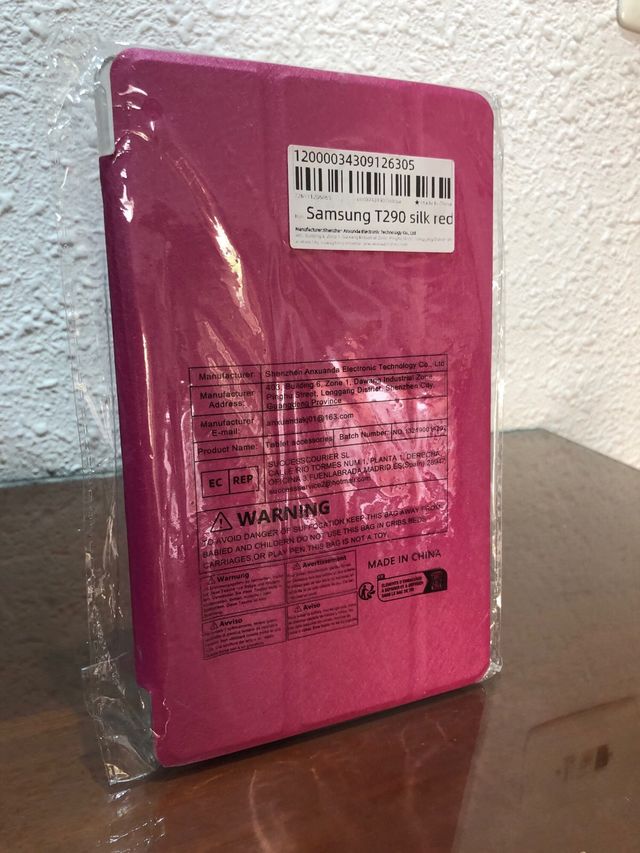 Funda Samsung T290 silk red