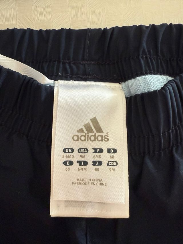 Chándal Adidas bebé azul y negro