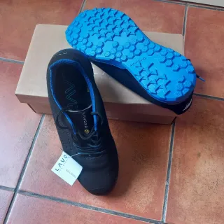 Calzado de seguridad LAVORO negro/azul