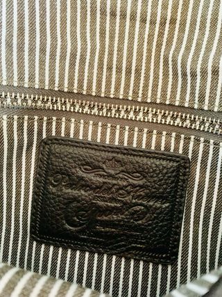 Bolso Pedro del Hierro piel y lana gris