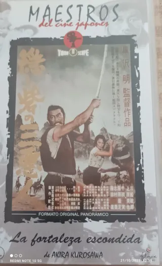 VHS La Fortaleza Escondida (Akira Kurosawa)