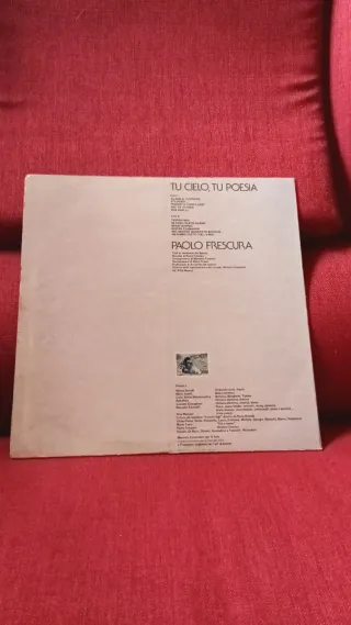 Paolo Frescura ‎– Tu Cielo, Tu Poesia 33 giri