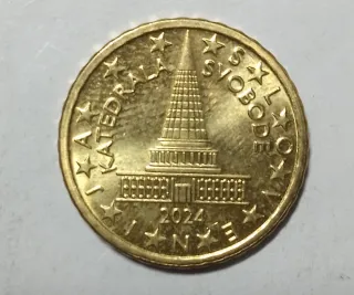 Moneta 10 Euro Cent 2024 Slovenia