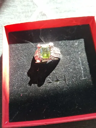 Anillo Plata y Peridoto
