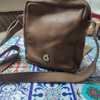 Bolso bandolera cuero de India