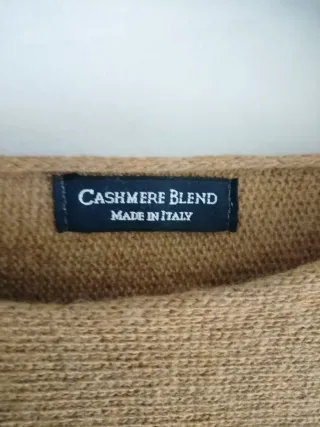 Maglione donna cashmere blend beige
