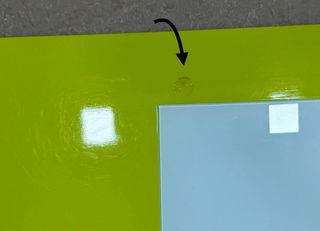 Mesa de centro moderna color verde
