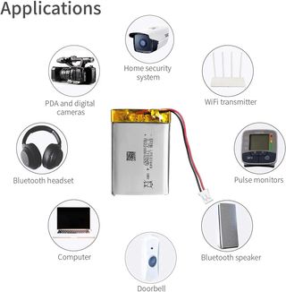 ✨ - Batteria ai polimeri di litio EEMB 3,7 V 1100 mAh 6034
