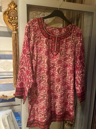 Camisa estampada mujer