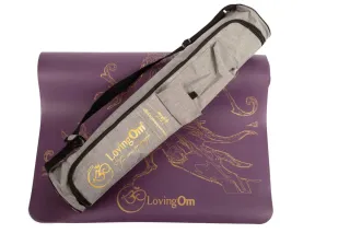 Esterilla Yoga LovingOm Premium Lila Oro