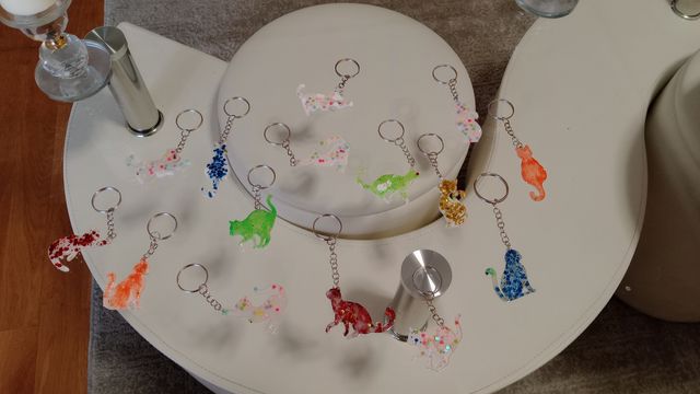 Llaveros Gatos Nuevos Colores