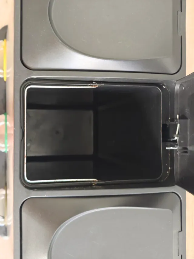 Cubo de reciclaje 3 compartimentos