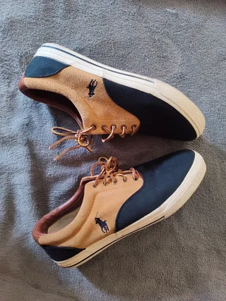 Zapatillas Polo Ralph Lauren Marrón y Negro