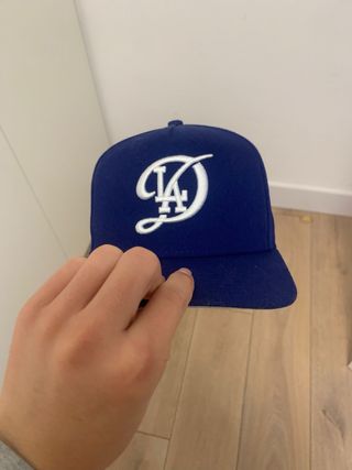 Gorra LA 
Azul y Blanca