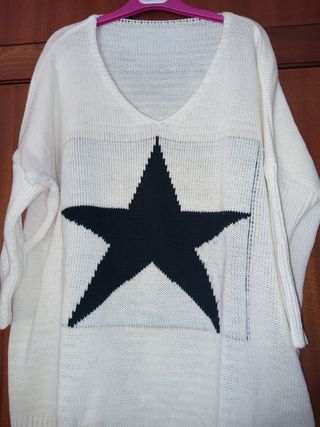 Jersey Invierno Estrella Negra Talla Única