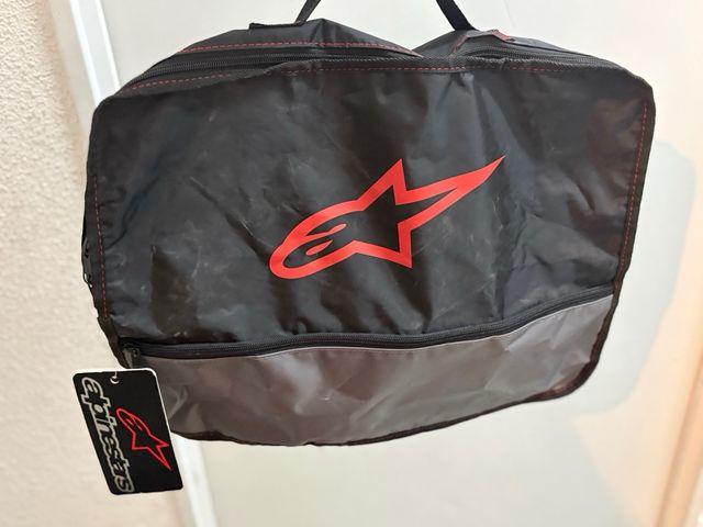 Botas de Kart Alpinestars Negras Rojas + Bolsa