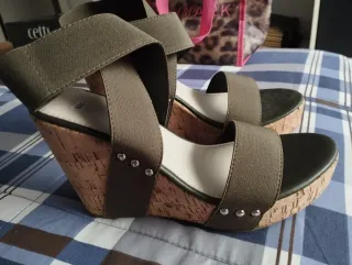 Sandalias de cuña mujer talla 38