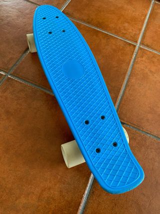 Mini skate azul tipo Penny para niños