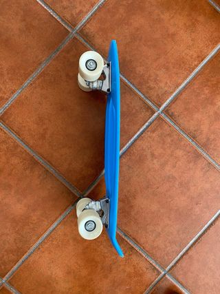 Mini skate azul tipo Penny para niños