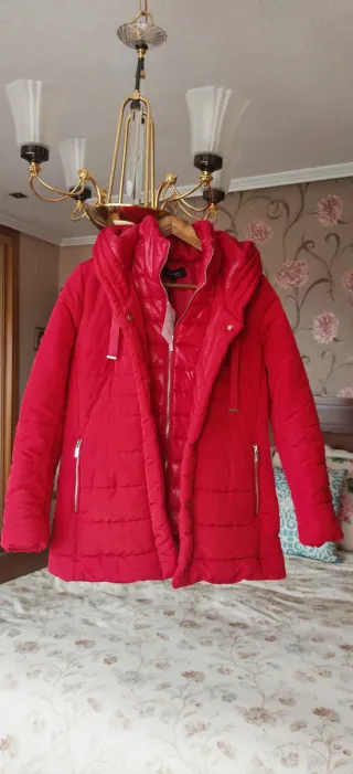 Anorak acolchado rojo Formula Joven Talla M